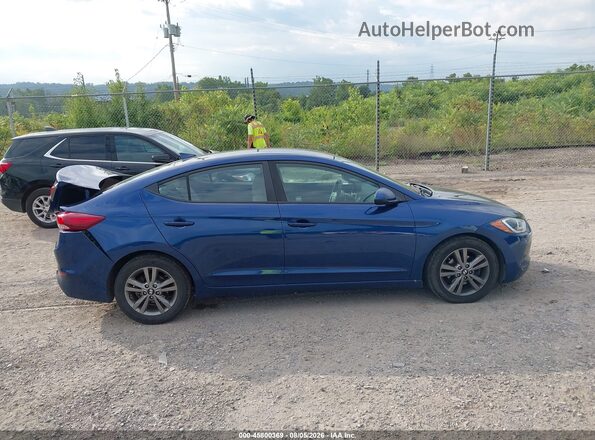 5NPD84LF7JH226204 2018 HYUNDAI ELANTRA Blue Vista interior trasera