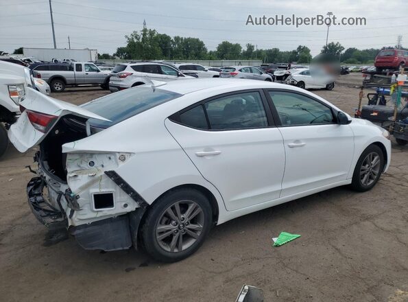 5NPD84LF7JH265732 2018 HYUNDAI ELANTRA White Trasero derecho