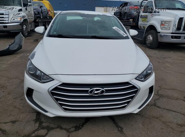 5NPD84LF7JH265732 2018 HYUNDAI ELANTRA White Vista frontal