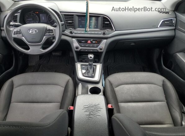 5NPD84LF7JH265732 2018 HYUNDAI ELANTRA White Vista del salpicadero