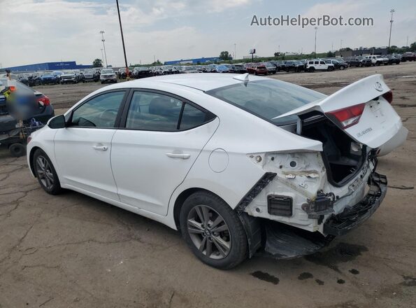 5NPD84LF7JH265732 2018 HYUNDAI ELANTRA White Trasero izquierdo