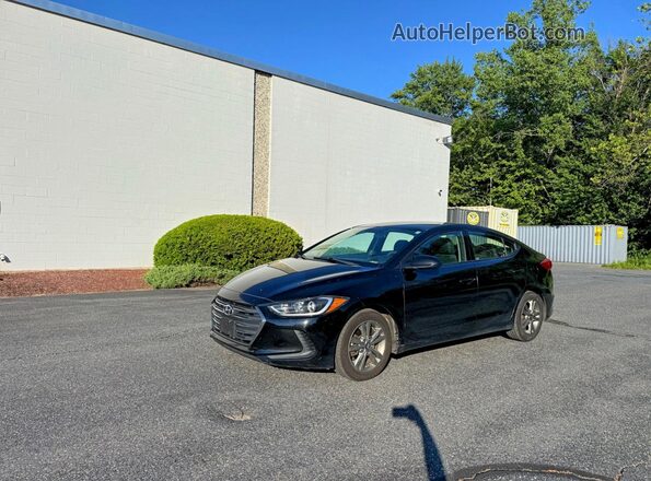 5NPD84LF7JH286306 2018 HYUNDAI ELANTRA Black Rear left