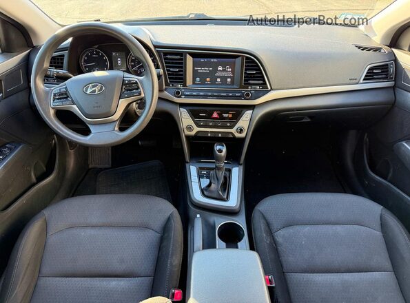 5NPD84LF7JH286306 2018 HYUNDAI ELANTRA Black Instrument cluster view