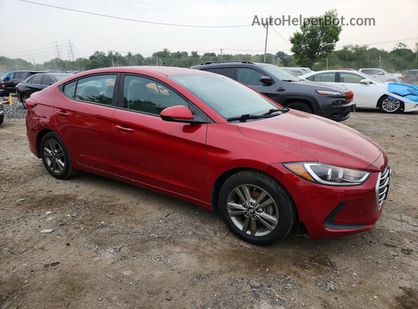 5NPD84LF7JH294034 2018 HYUNDAI ELANTRA Red Передня права чверть