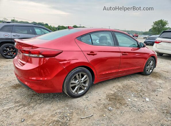5NPD84LF7JH294034 2018 HYUNDAI ELANTRA Red Задня права чверть