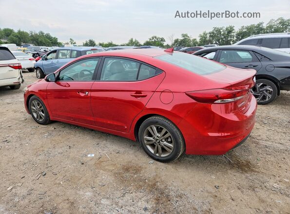 5NPD84LF7JH294034 2018 HYUNDAI ELANTRA Red Задня ліва чверть