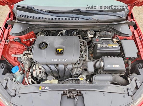 5NPD84LF7JH294034 2018 HYUNDAI ELANTRA Red Вид задньої частини салону