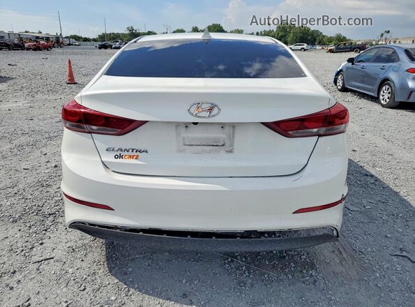 5NPD84LF7JH308563 2018 HYUNDAI ELANTRA White უკანა ხედი