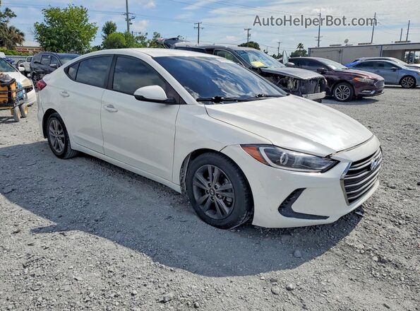 5NPD84LF7JH308563 2018 HYUNDAI ELANTRA White წინა მარჯვენა