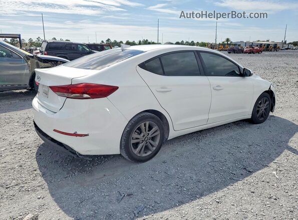 5NPD84LF7JH308563 2018 HYUNDAI ELANTRA White უკანა მარჯვენა