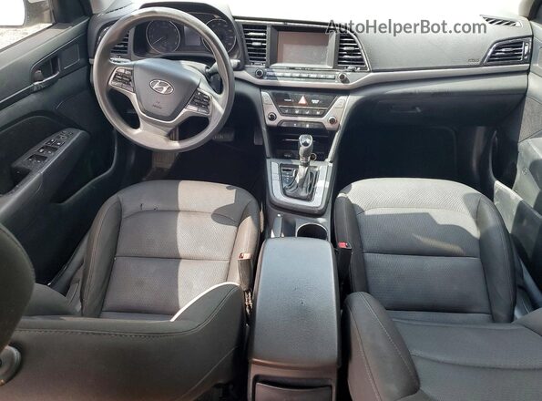 5NPD84LF7JH308563 2018 HYUNDAI ELANTRA White წინა პანელის ხედი