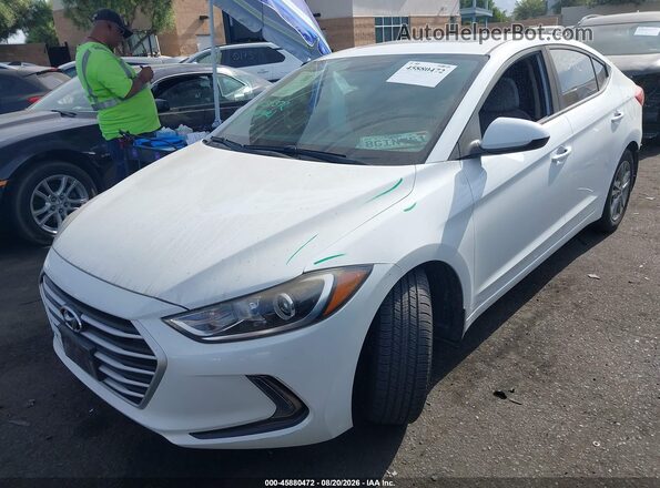 5NPD84LF7JH316226 2018 HYUNDAI ELANTRA Белый Передняя левая четверть