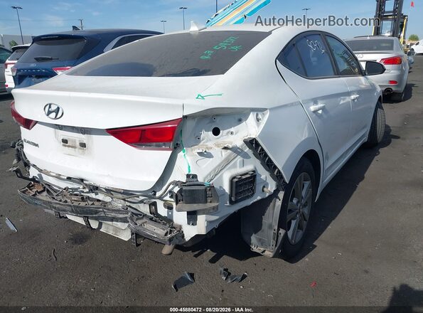 5NPD84LF7JH316226 2018 HYUNDAI ELANTRA Белый Задняя правая четверть