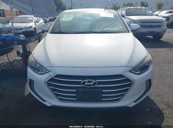 5NPD84LF7JH316226 2018 HYUNDAI ELANTRA Белый Вид задней части салона