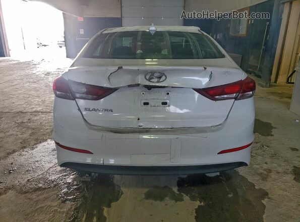 5NPD84LF7JH319160 2018 HYUNDAI ELANDRA White Հետևի տեսք