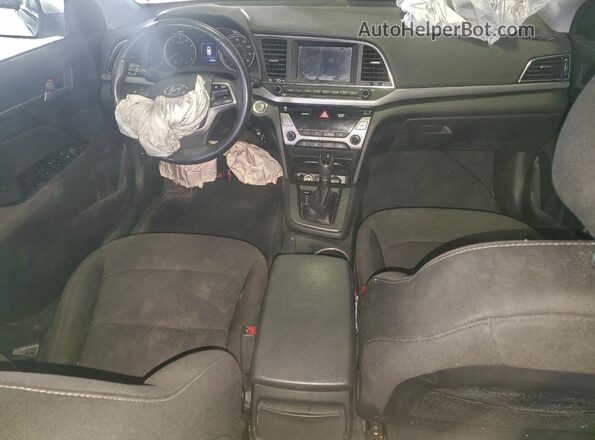 5NPD84LF7JH319160 2018 HYUNDAI ELANDRA White Առջևի վահանակի տեսք