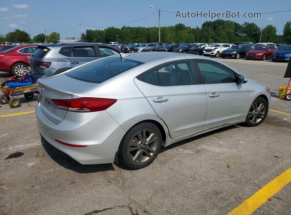 5NPD84LF7JH341384 2018 HYUNDAI ELANTRA Серебряный Задняя правая четверть