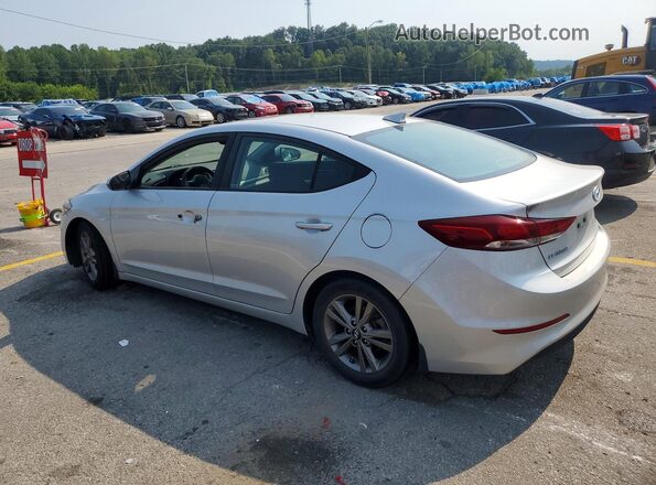 5NPD84LF7JH341384 2018 HYUNDAI ELANTRA Серебряный Задняя левая четверть