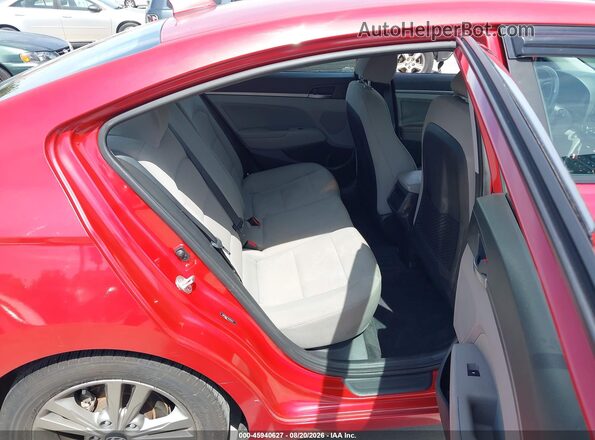 5NPD84LF7JH354121 2018 HYUNDAI ELANTRA Red Вид наклейки з VIN-кодом