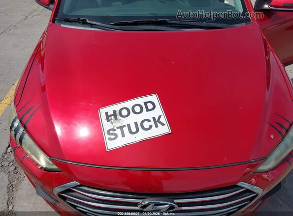 5NPD84LF7JH354121 2018 HYUNDAI ELANTRA Red Вид ззаду