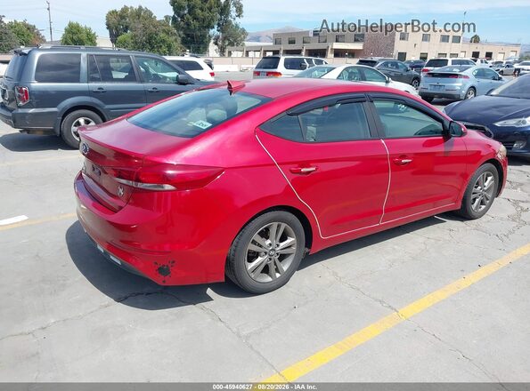 5NPD84LF7JH354121 2018 HYUNDAI ELANTRA Red Задня права чверть