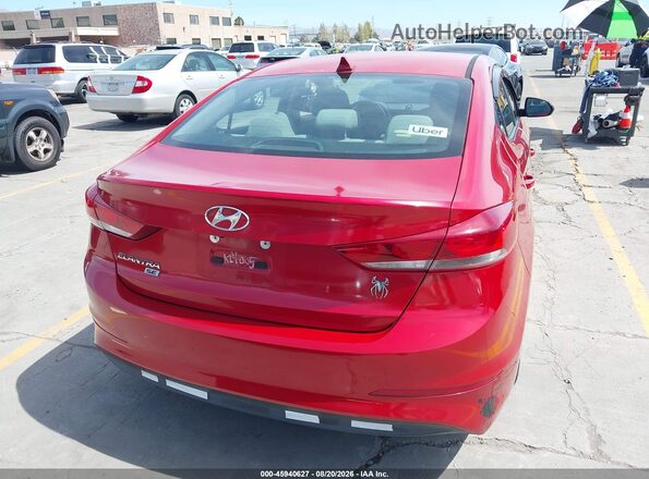 5NPD84LF7JH354121 2018 HYUNDAI ELANTRA Red 