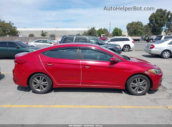 5NPD84LF7JH354121 2018 HYUNDAI ELANTRA Red Вид задньої частини салону