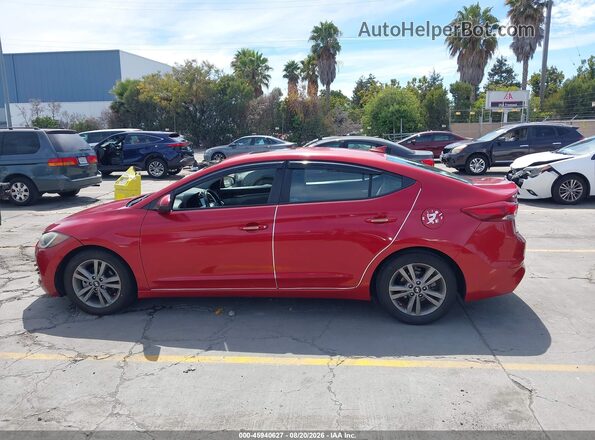 5NPD84LF7JH354121 2018 HYUNDAI ELANTRA Red Панорамний вид салону 360°
