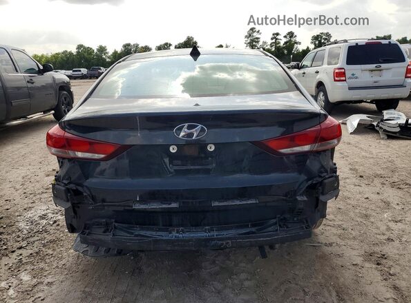 5NPD84LF7JH358038 2018 HYUNDAI ELANTRA Black Rear view