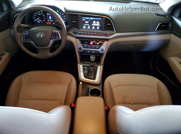 5NPD84LF7JH358542 2018 HYUNDAI ELANTRA Black Вид панелі приладів