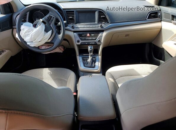 5NPD84LF7JH362252 2018 HYUNDAI ELANTRA White Vista del salpicadero