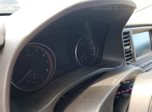 5NPD84LF7JH362252 2018 HYUNDAI ELANTRA White Vista del cuadro de instrumentos