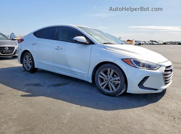 5NPD84LF7JH362252 2018 HYUNDAI ELANTRA White Delantero derecho