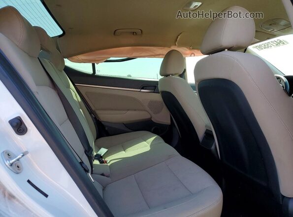 5NPD84LF7JH362252 2018 HYUNDAI ELANTRA White Vista de los asientos traseros