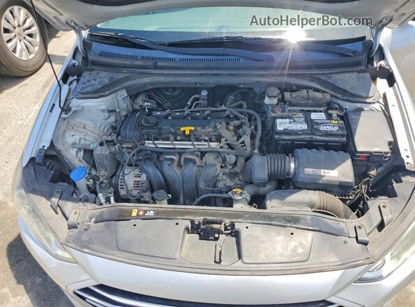 5NPD84LF7JH370643 2018 HYUNDAI ELANTRA Silver Widok wnętrza z tyłu