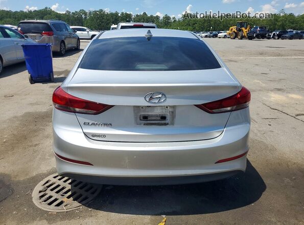 5NPD84LF7JH370643 2018 HYUNDAI ELANTRA Silver Widok z tyłu