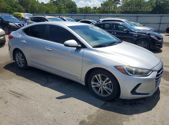 5NPD84LF7JH370643 2018 HYUNDAI ELANTRA Silver Przód prawy