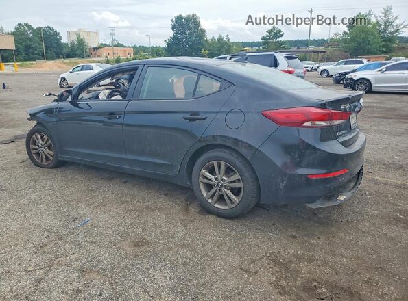 5NPD84LF7JH377298 2018 HYUNDAI ELANTRA Black Հետևի ձախ