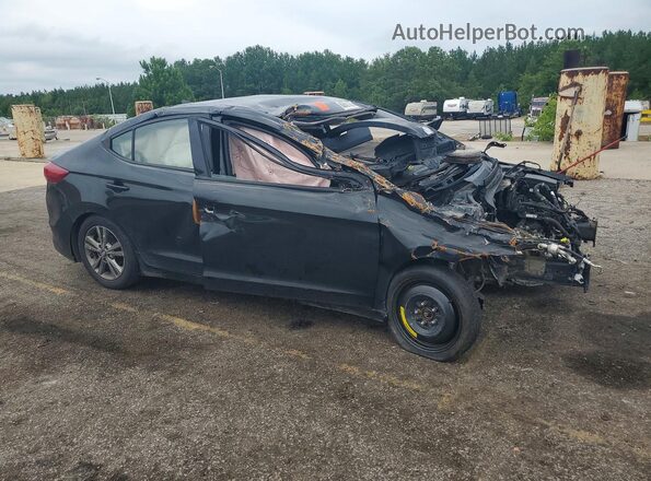 5NPD84LF7JH377298 2018 HYUNDAI ELANTRA Black Առջևի աջ