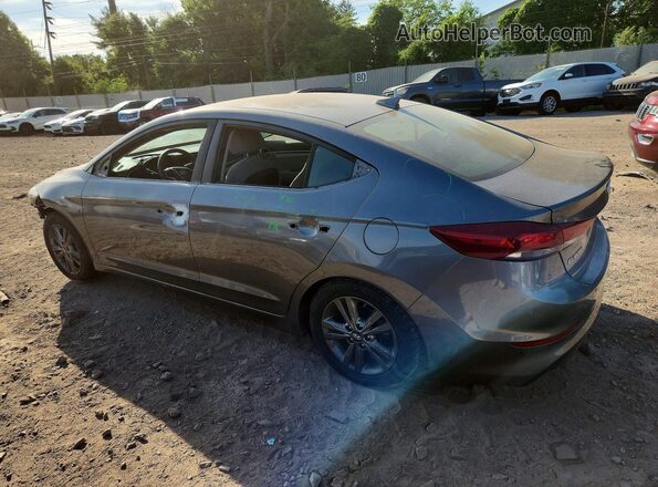 5NPD84LF7JH384753 2018 HYUNDAI ELANTRA Gray Tył lewy