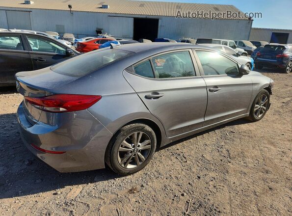 5NPD84LF7JH384753 2018 HYUNDAI ELANTRA Gray Tył prawy