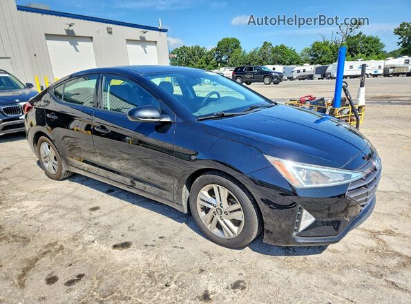 5NPD84LF7KH414075 2019 HYUNDAI ELANTRA Черный Передняя правая четверть