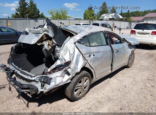 5NPD84LF7KH443043 2019 HYUNDAI ELANTRA Silver Задня права чверть