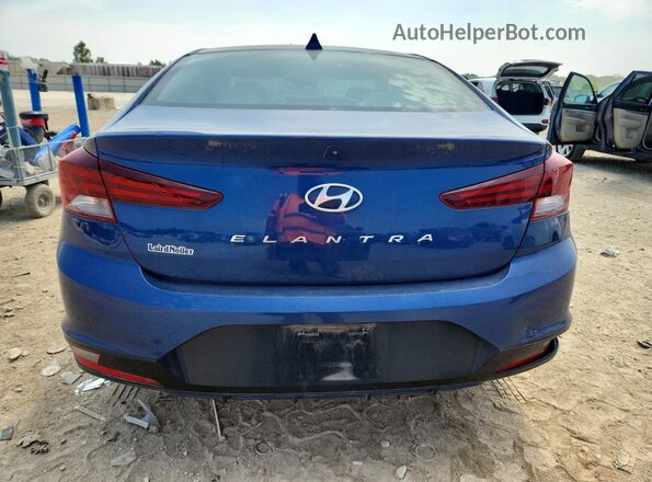 5NPD84LF7KH451305 2019 HYUNDAI ELANTRA Blue Vista trasera