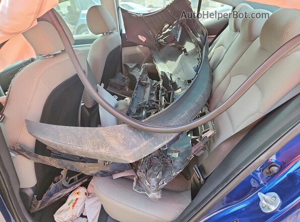 5NPD84LF7KH451305 2019 HYUNDAI ELANTRA Blue Vista de los asientos traseros