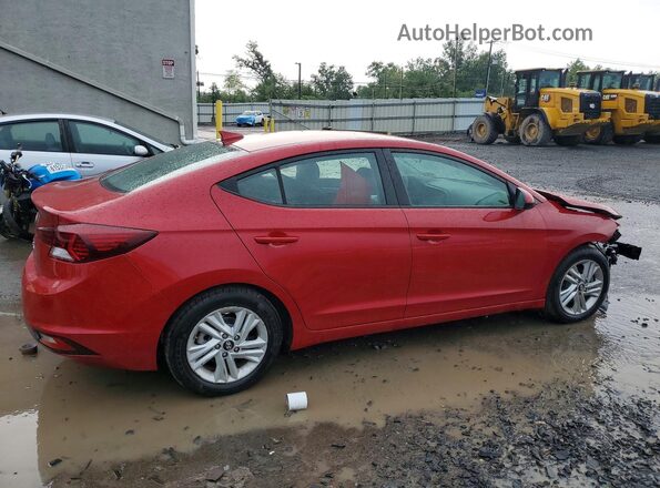 5NPD84LF7KH452423 2019 HYUNDAI ELANTRA Red Задня права чверть