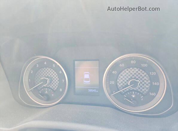 5NPD84LF7KH453264 2019 HYUNDAI ELANTRA Blue Սարքավորումների վահանակի տեսք