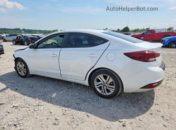 5NPD84LF7KH476589 2019 HYUNDAI ELANTRA White Հետևի ձախ
