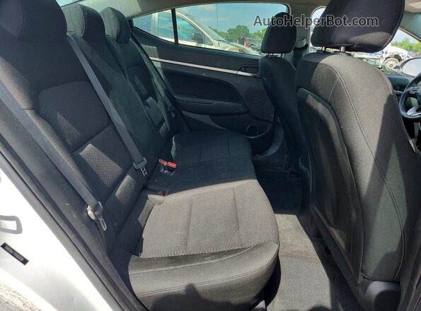 5NPD84LF7KH476589 2019 HYUNDAI ELANTRA White Հետևի նստատեղերի տեսք