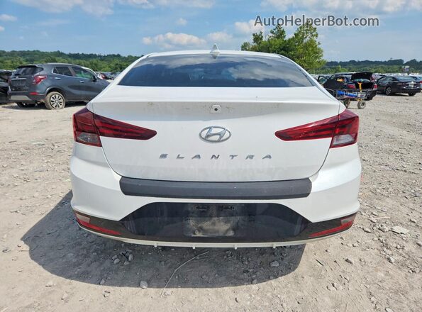 5NPD84LF7KH476589 2019 HYUNDAI ELANTRA White Հետևի տեսք